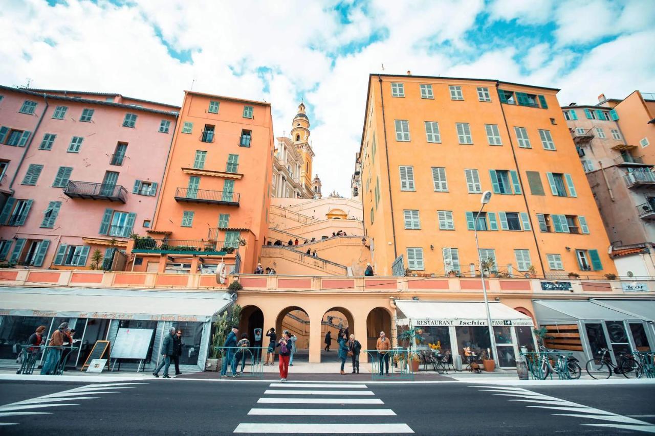 Monaco # Menton - 4 Persons - Hypercenter - Private Parking - Full Renovated - Clim - Fast Wifi - Beach And Sun 외부 사진